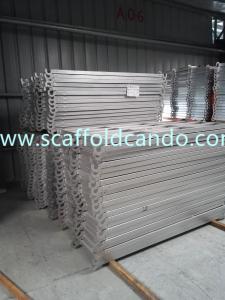 China 1800mmL 1829mmL steel plank with hooks scaffold galvanized catwalk for cuplock ringlock frame scaffolding system on sale