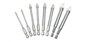 Quality Straight Tipped Hex Shank Glass And Tile Drill Bits 1/4 For Glass / Tile / Ceramics wholesale