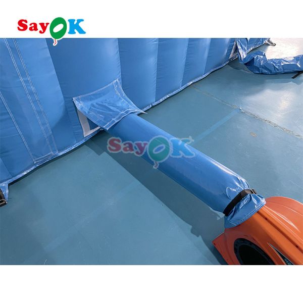 Outdoor Inflatable Slide Simple PVC Inflatable Bouncer Slide Blow Up Commercial Slide With Pond For Kids