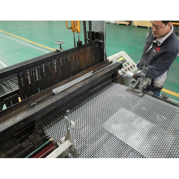 SS304 SS316 SS316L Heavy Duty Woven Wire Mesh Screen for Quarry and Crusher Applications