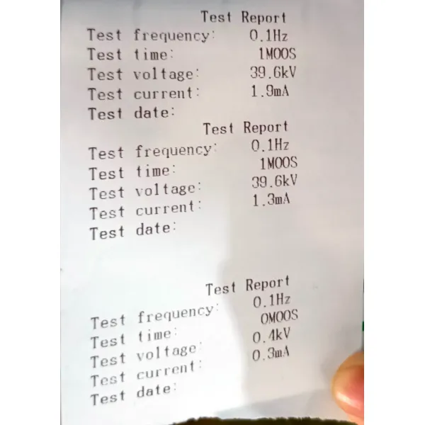 XHDP-50 VLF Cable Hipot Tester AC 0.01Hz Withstand Voltage Test and Customization