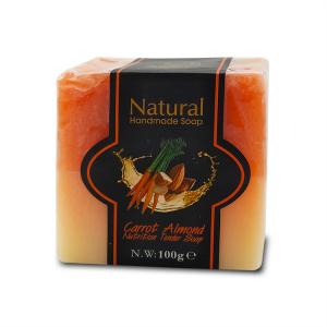 Quality Essential Oil Handmade Bath Soap Customized Natural Carrot Almond Fruit wholesale