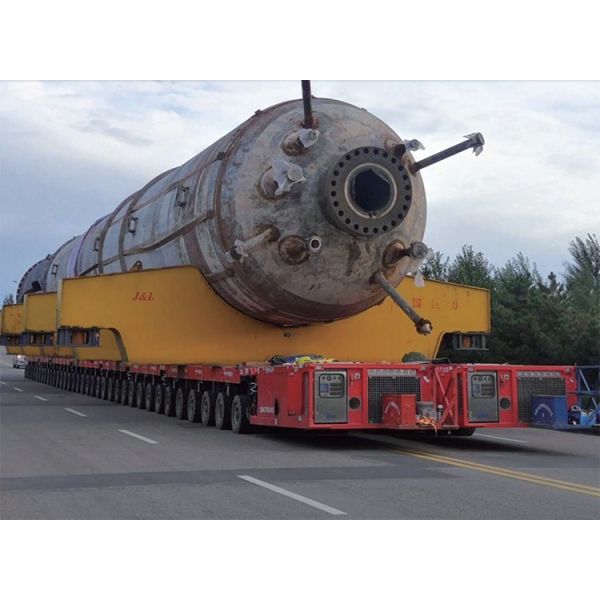 Self-Propelled Modular Transporter SPMT With Advanced Steering System And 48 Ton Capacity