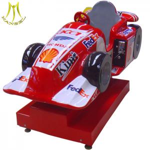 Quality Hansel Funny toy baby games fiberglass kiddie ride  on racing car for sale wholesale