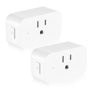 Remote Control Alexa Compatible Smart Outlet , US Smart Wifi Outlet Plug Socket With Timer
