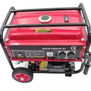 Quality 3kw Max Power 7hp Single Phase Gasoline Generator with Wheels Portable Generator wholesale