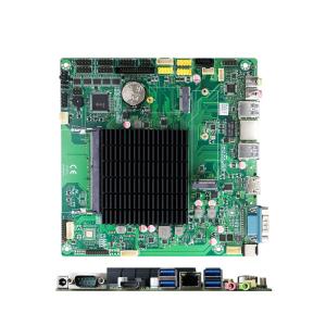 Quality Industrial Automation Triple Display Fanless Mini Itx Motherboard with Intel UHD Graphics and 10 USB Ports wholesale