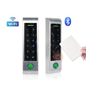 Quality WIFI Tuya Smart Security Door Lock Biometric Fingerprint Access Control Reader with Metal Keypad IP66 Waterproof wholesale