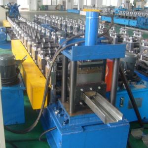 Quality PLC Control Metal Door Frame Making Machine 20 Stands With Cr12Mov Blades wholesale