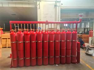 China IG55 Argonite Fire System Non - Conductive Non - Corrosive Agent For Data Centers Control Rooms on sale
