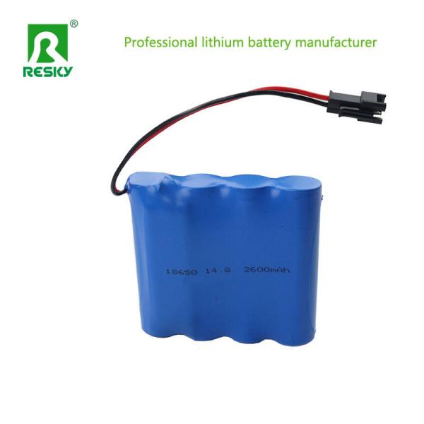LED Light Li-ion Battery Pack 18650 14.8V 4S 2600mAh Lithium Ion Battteries