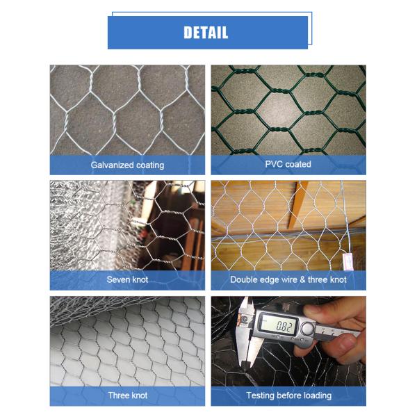 4mm Diameter Stainless Steel Hexagonal Mesh For Chicken And Rabbit Animal