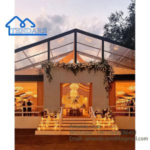 Soundproof White Party Marquee Tents With Hard Pressed Extruded Frame Structure