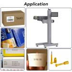 PET Bottle CO2 Laser Marking Machine 0-130m/min With Laser Coder