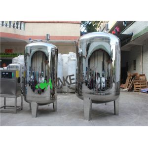 China Food Grade Stainless Steel Water Storage Tank For Water Treatment Filter Housing on sale