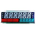 TN Negative Type Custom LCD Display 14 Segment Monochrome PIN Connector