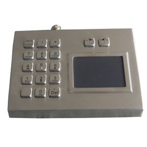 Desktop Movable USB industrial touchpad / kiosk touchpad with numeric keypad