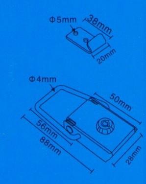 Stainless Steel Light Box Lock Bus Platform Lock Enclosure Locks