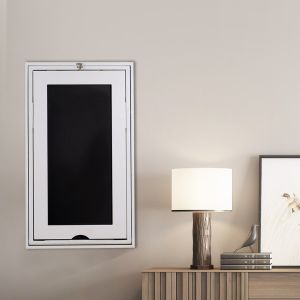 W48cm Wooden Folding Dining Tables MDF OEM Painting Convertible