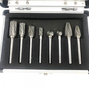 China Cone Head Tungsten Carbide Burr Set Sliver Power Carving Bits For Wood on sale
