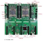 E5 LGA2011-3 Bitcoin Motherboard LAN C612 Chipset DDR4 Dual Processor Server