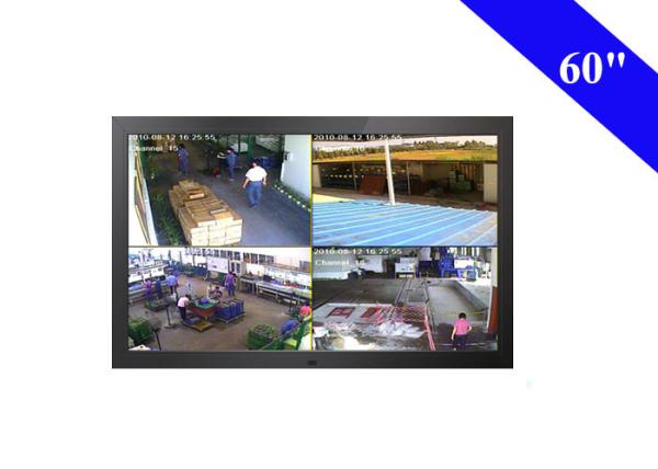 Cheap CCTV LCD Monitor Display 60 Inch With 3D Digital Image Decode Chipset for sale