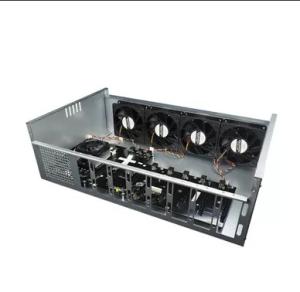 China Full Tower BTC ETH GPU Mining Rig Machine AMD A68 8 Gpu Mining Rig Frame on sale