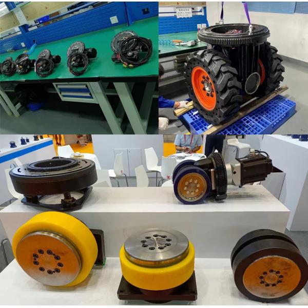 AGV Forklift Drive Wheel , AGV Stacker Wheels For Automated Guide