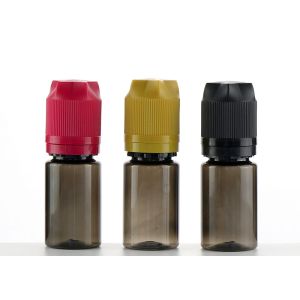 Clear Black Pet Empty Plastic Bottle Various Colors With Rolling Anti Theft Cover