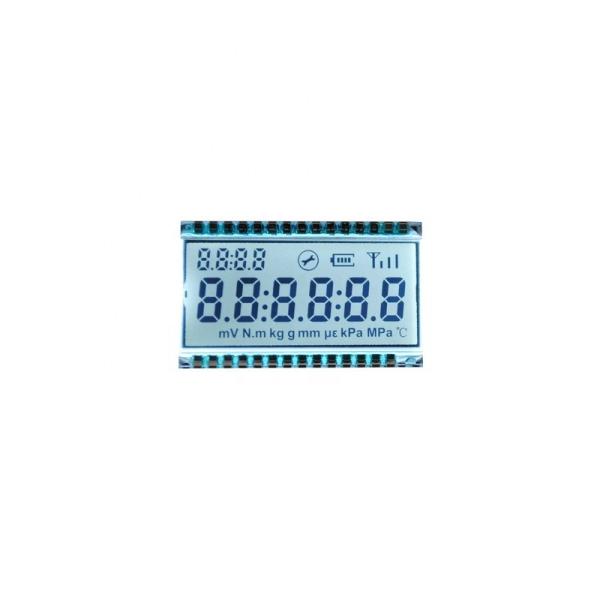 Cheap Mono 6 Digits TN LCD Display 7 Segment LCD Display Ultra Low Temperature for sale