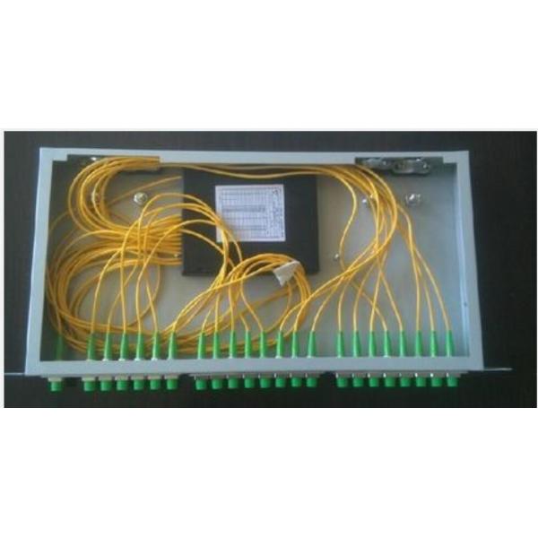 1x8 Port Rack Mounted 19 Inch PLC Fiber Optic Splitter