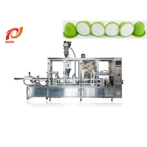 Double Lanes Coffee Capsule Filling Sealing Machine