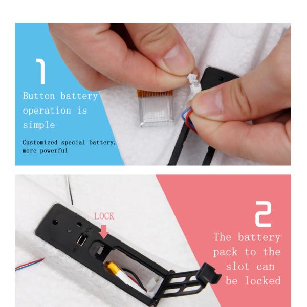 Fx-601 Airplane Rc Fighter Jet Fixed Wing with 4K UHD Video Capture Resolution and Remote Controller Spare Propeller