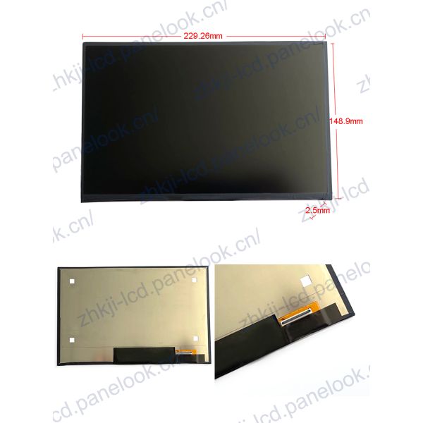 10.1 Inch 600nits Sunlight Readable IPS LCD Display 1280x800 LVDS 40pin Optional Touch Screen
