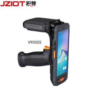 China Industrial Rugged V9000S Pc Computer 5.5 Inch Pda Portable Barcode Qr Code Reader Scanner case Android Wifi Nfc on sale