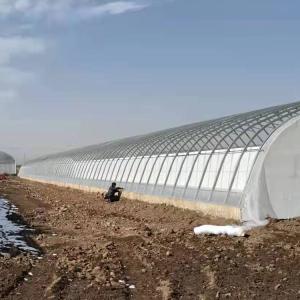 China Automatic Plastic Film Solar Passive Greenhouse Support Rainwater Collection on sale