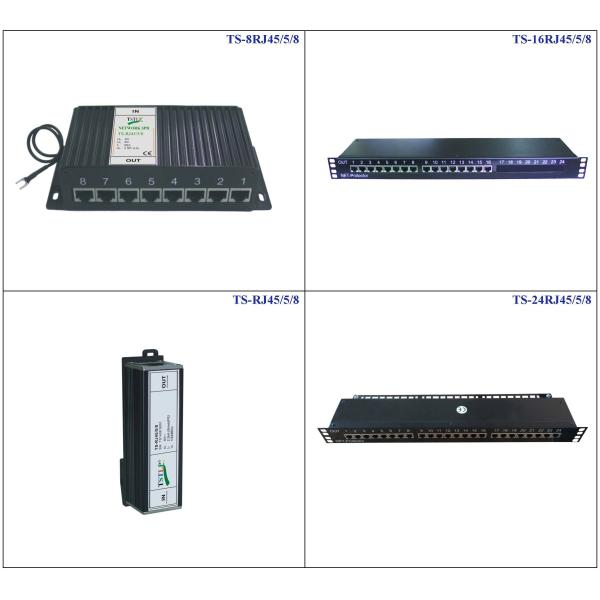 5V 8 Lines 8 Channels Lightning Surge Protector For Lan Cable Network