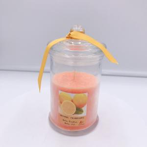Quality Oem Organic Orange Soy Wax Scented Mason Jar Candle  For  Sleep wholesale