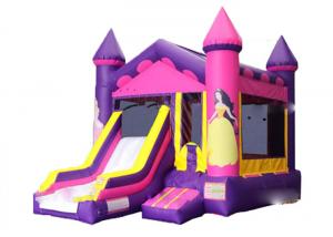Quality Doll Princess Inflatable Jumping Castle / Jumping Blow Up Castle 4M× 6M× 4M wholesale