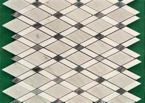 Quality Venice White Mosaic Kitchen Floor Tiles , Mosaic Style Floor Tiles 10 Mm Thick wholesale