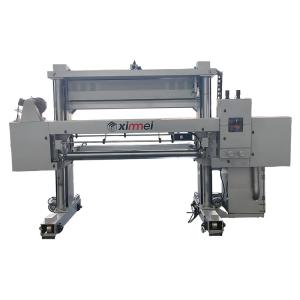 Quality Long Rigid Rectangle Foam Horizontal Splitting Machine Reciprocate Cutting Motion On Rail With Auto Pressure Roller And Winding wholesale