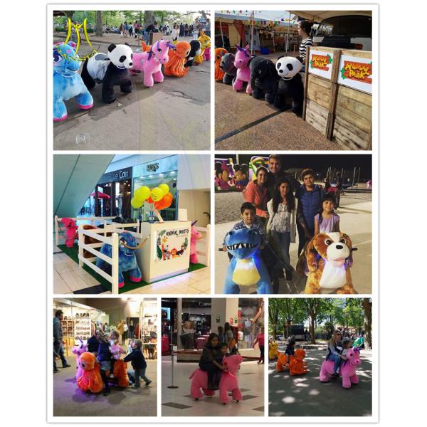 Hansel entertainment zoo rider toy to kids battery operated animal walker go karts