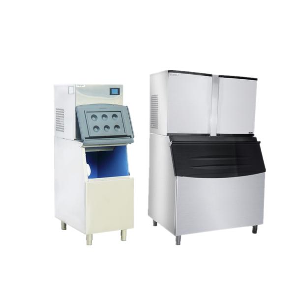 880kgs/24h Output Restaurants Use Automatic Ice Machine Air Cooling Mode 22 * 22 * 22MM Ice Size