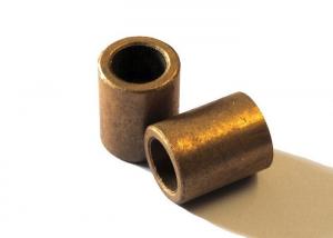 Quality Sintered Bronze Sleeve Bearing , Cylindrical Bronze Bearing Flange Bushing wholesale