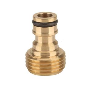 China Brass Garden Hose Quick Connector 3/4 Inch GHT Male and Female Water Hose Fittings on sale