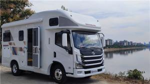 Quality 4x2 RV Caravan Van Yuejin H500 High Roof Camper Recreational Vehicle ISO wholesale