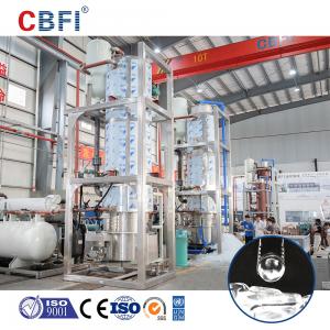 Quality CBFI Freon 30 Ton Solid Flat Cut Ends Ice Tube Maker Machine Fully Automatic wholesale