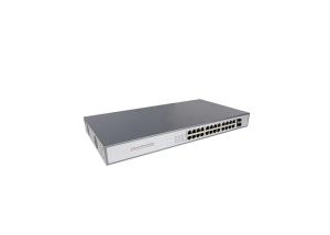 Quality 24 Port POE Power Over Ethernet Gigabit Switch Connecting With Devices wholesale