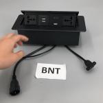gas pop up panel desktop socket with 2 power and two data /desktop popup socket