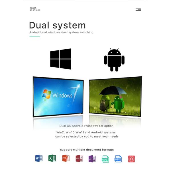 100In IR Interactive Whiteboard CCC Smart Board For Teaching